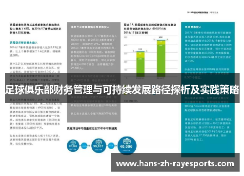 足球俱乐部财务管理与可持续发展路径探析及实践策略